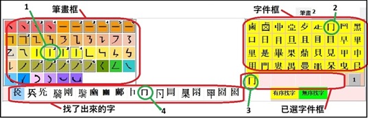 畫向序找字1圖