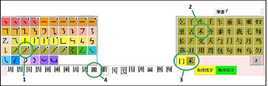 畫向序找字2圖